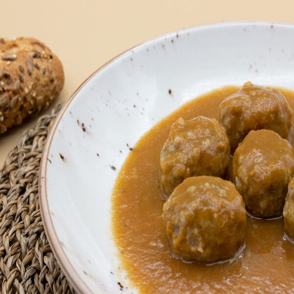 Albóndigas en salsa de verduras Gesalaga