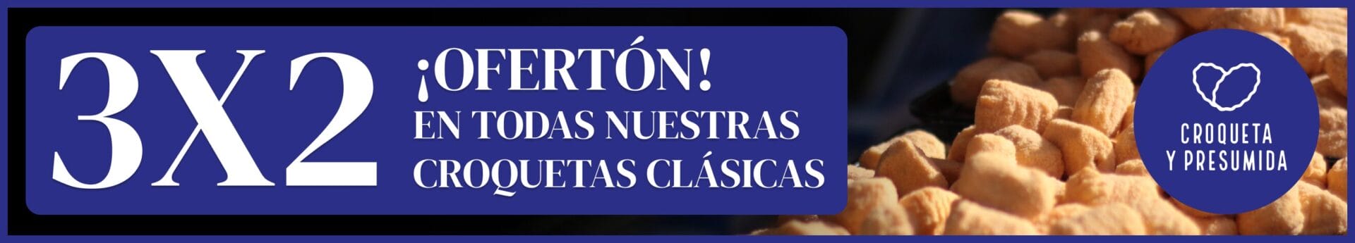 Oferta croquetas clásicas 3x2